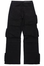 Pocketeer Black Baggy Cargo Fit Jean