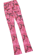 Maliyah Black/Pink T-Shirt & Jean Set