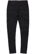 Dalit Jet Black Under Patch Skinny Fit Jean