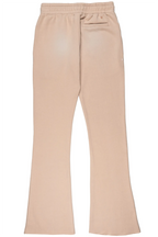 Rockstar Art Dist Tan Stacked Flare Pants