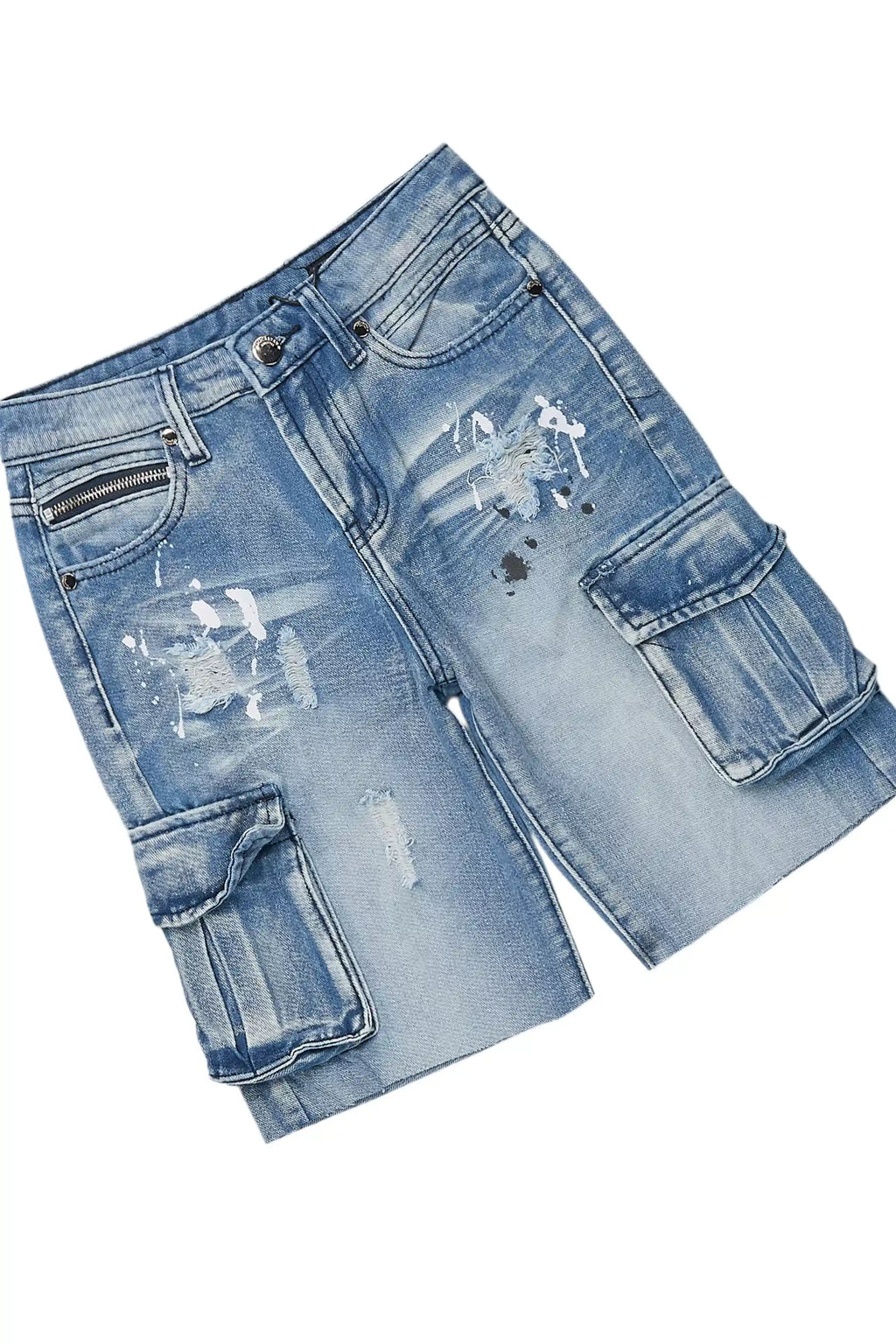 Boys All Star Orange T-Shirt/Denim Short Set