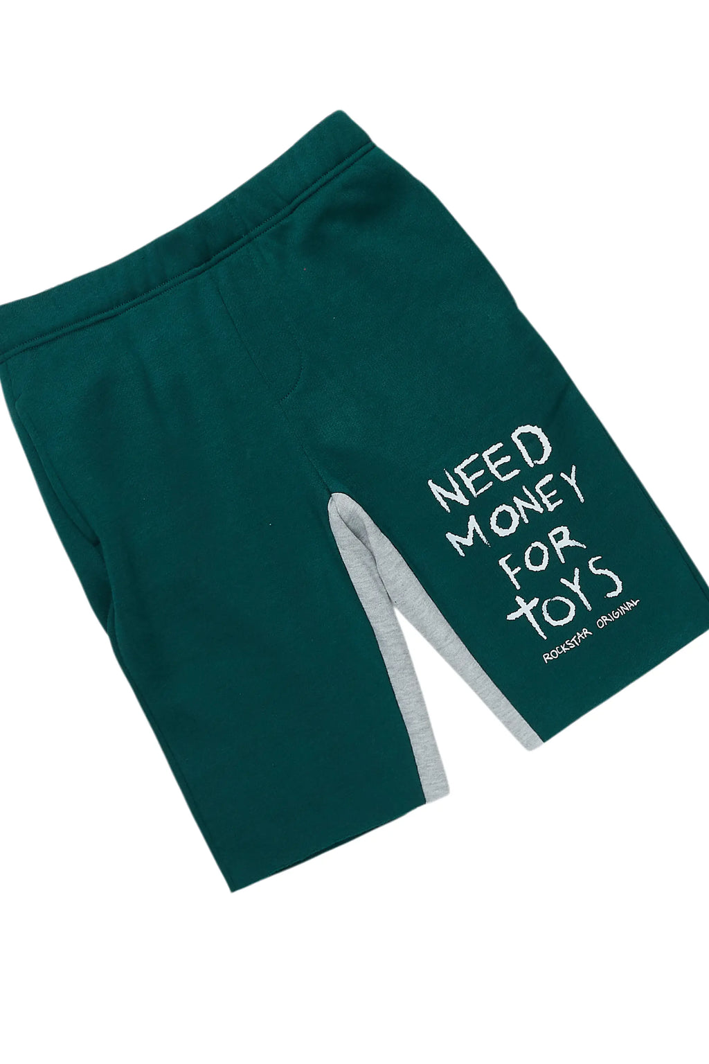 Boys M4 Toys Black/Dark Green T-Shirt Short Set