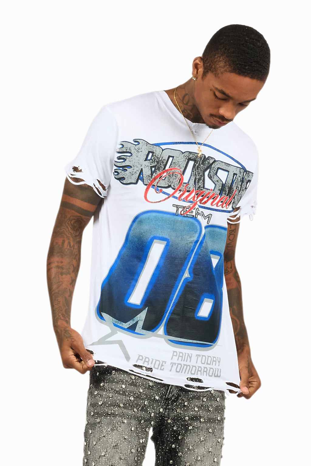 Ryker White Graphic T-Shirt