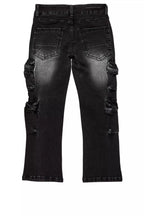 Boys Rodion Dark Grey Slim Fit Cargo Jean