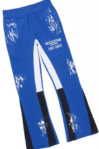 Boys Filip Royal Blue/White Stacked Flare Track Set