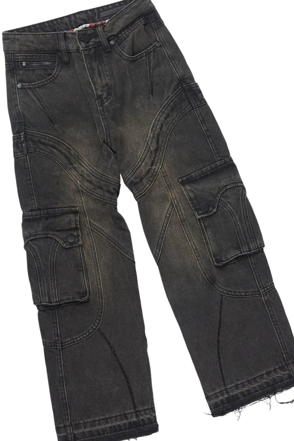 Boys Kanan Grey Mohair Hoodie/Baggy Jean Set