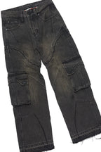 Boys Kanan Grey Mohair Hoodie/Baggy Jean Set