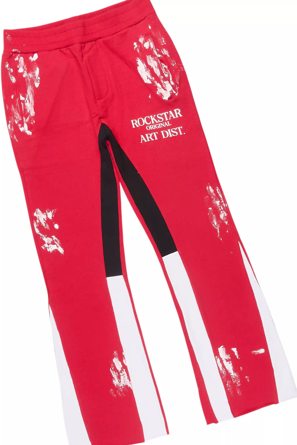 Boys Filip Red/White Stacked Flare Track Set