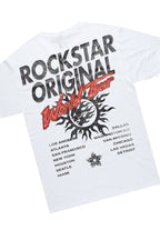 Yash White/Black T-Shirt Stacked Flare Track Set