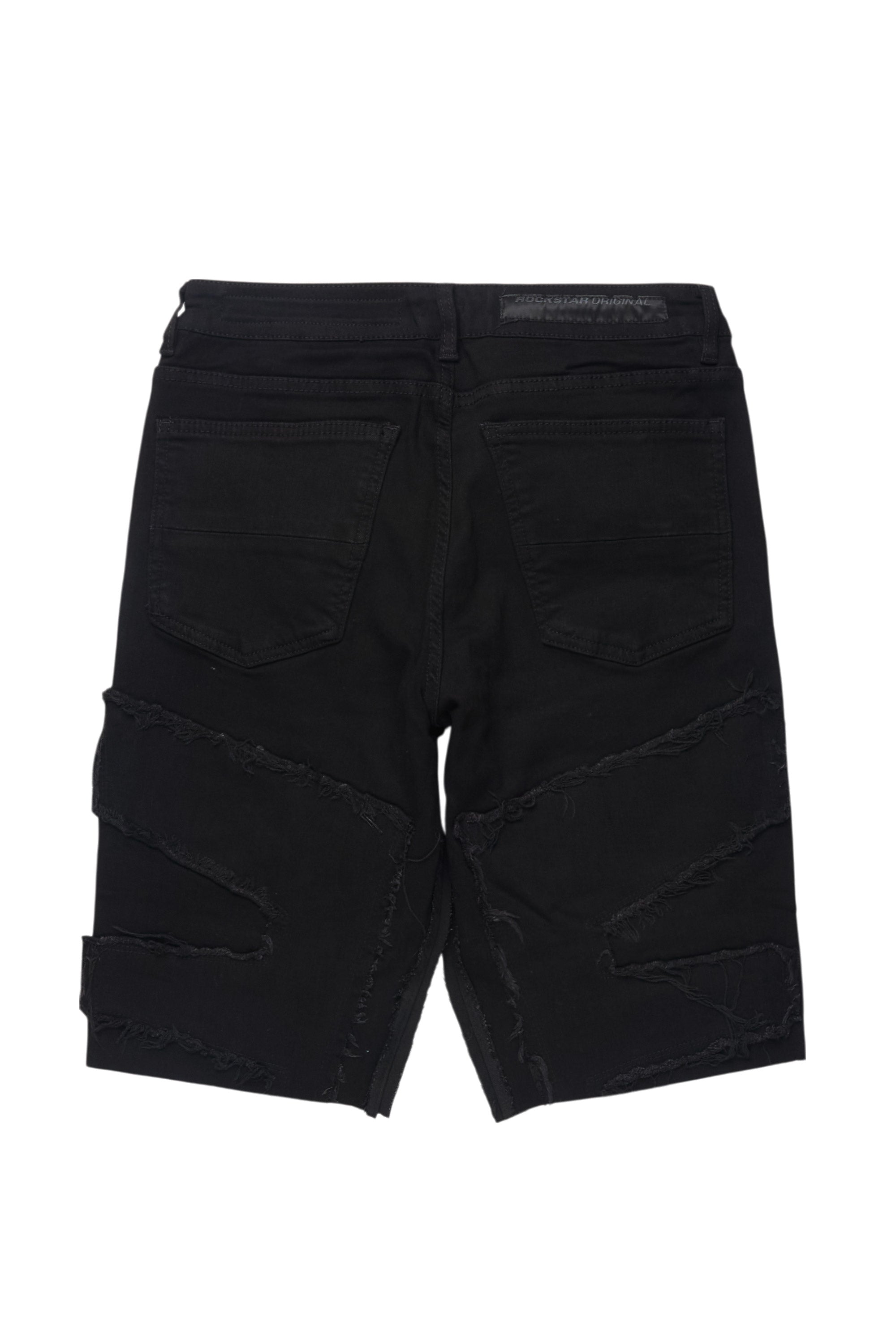Shake Black Denim Short
