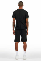 Amari Black Short Set