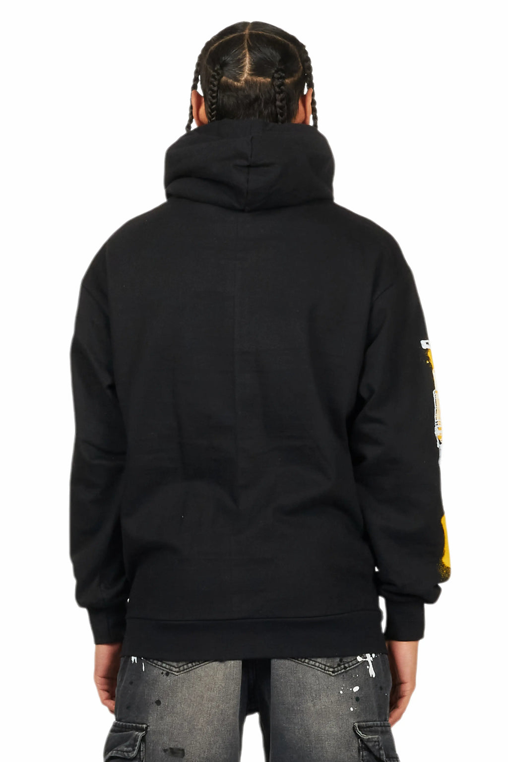 Nesta Black Graphic Hoodie