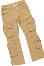 Boys Embers Black/Yellow T-Shirt/Stacked Flare Jean Set