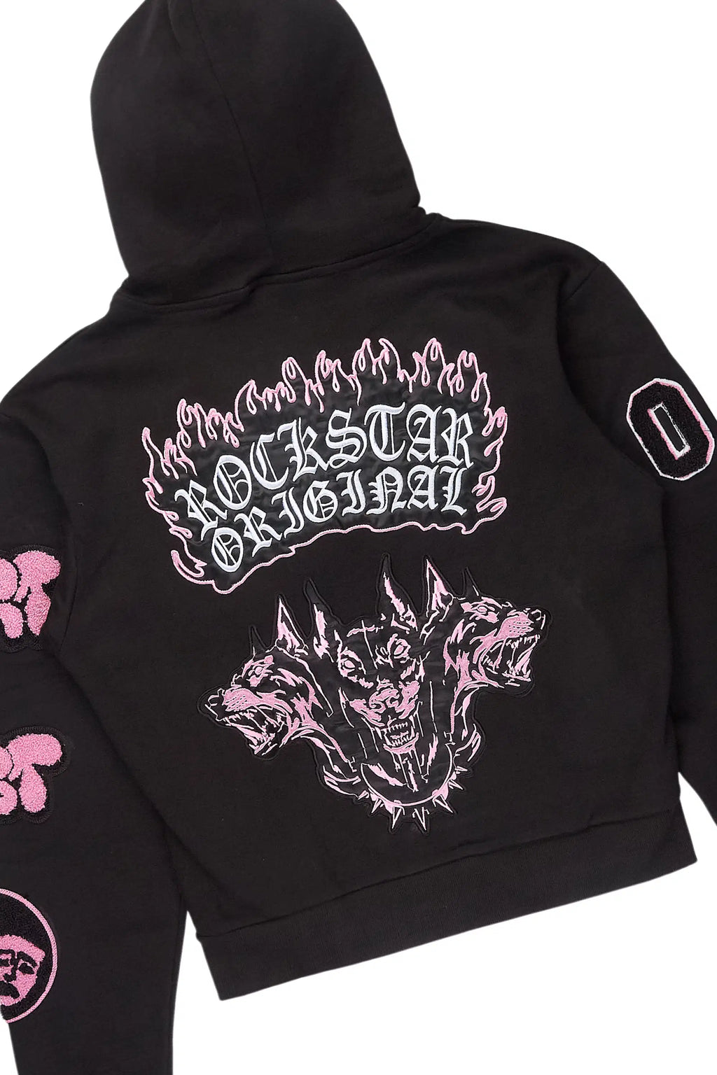 Leslee Black/Pink Super Stacked Trackset