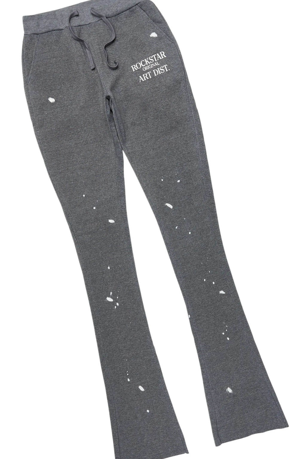 Tanazia Heather Grey Zip Up Super Stacked Trackset