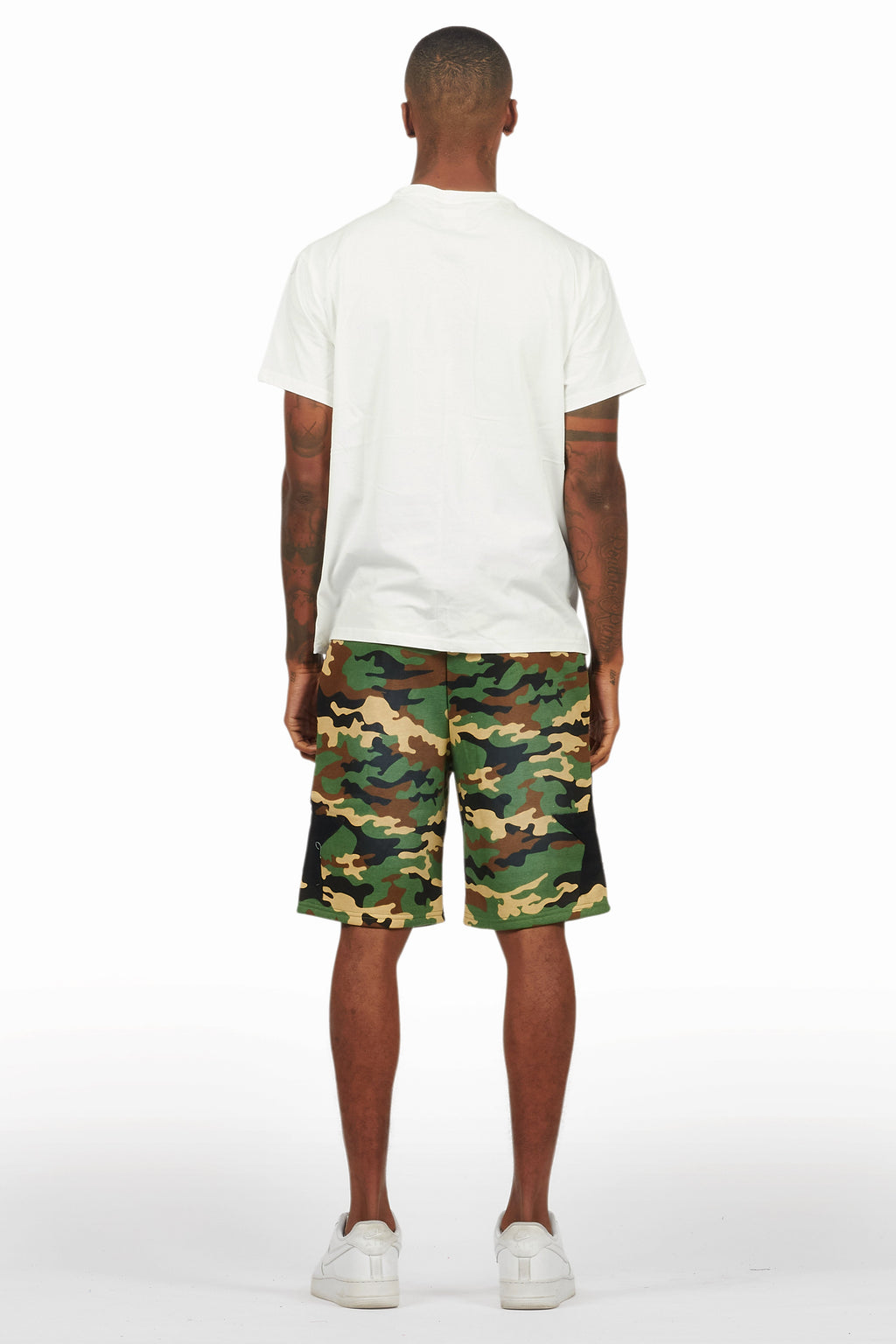 Sarge White/Camo T-Shirt/Short Set