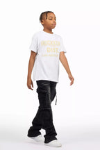 Boys Rodion Dark Grey Slim Fit Cargo Jean