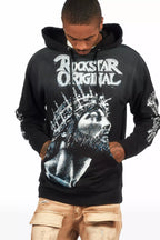 Darius Black Graphic Hoodie