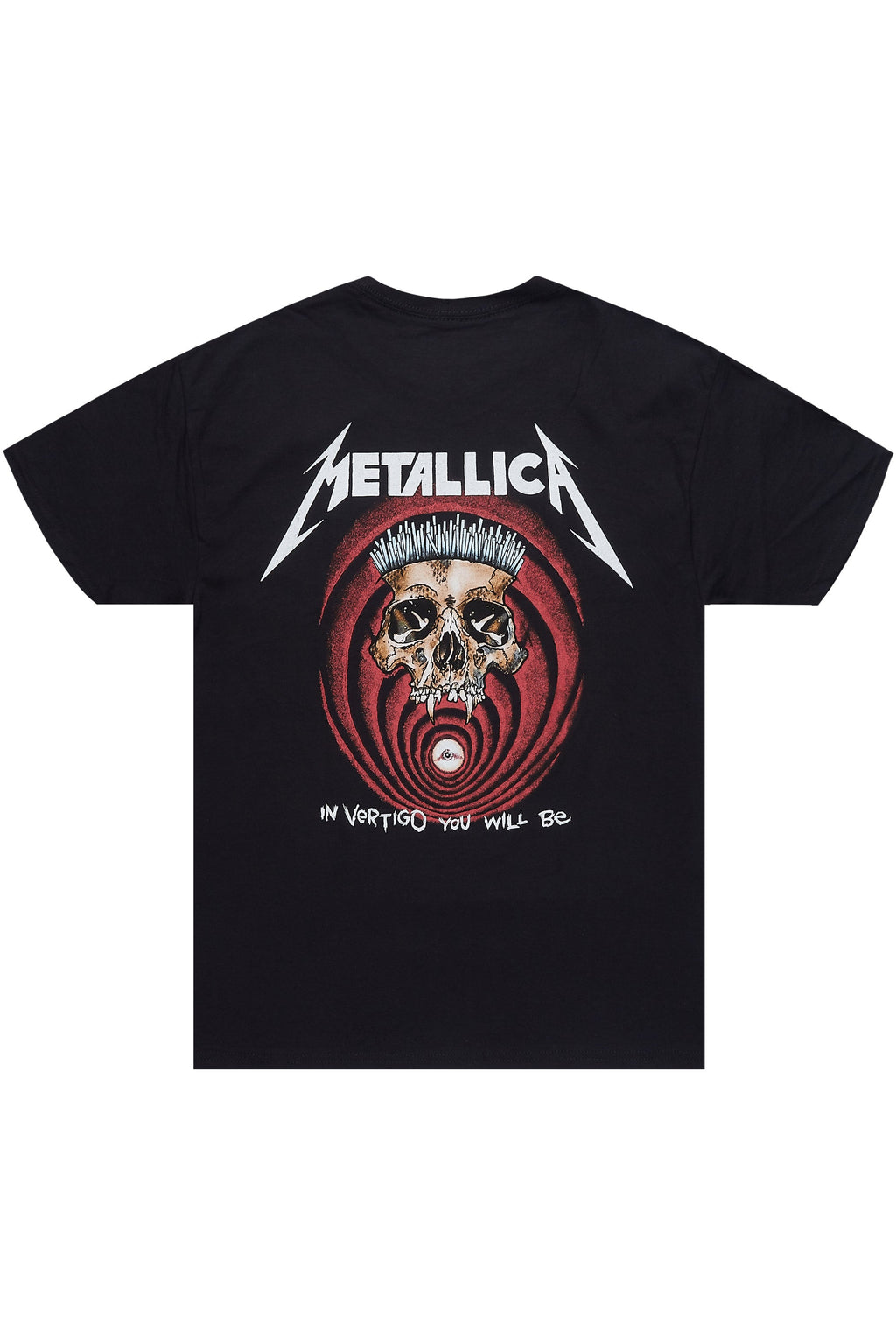 Metallica Shortest Straw Black/Red Graphic T-Shirt