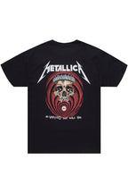 Metallica Shortest Straw Black/Red Graphic T-Shirt