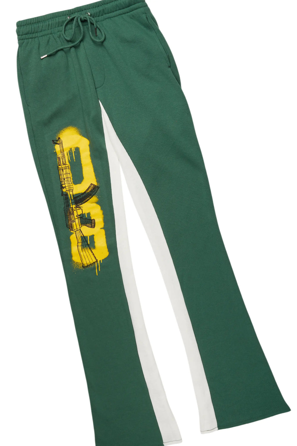 Nesta Green Hoodie/Baggy Track Pant Set