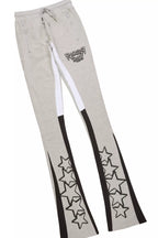 Krio Heather Grey/Black Hoodie/Super Stacked Track Set