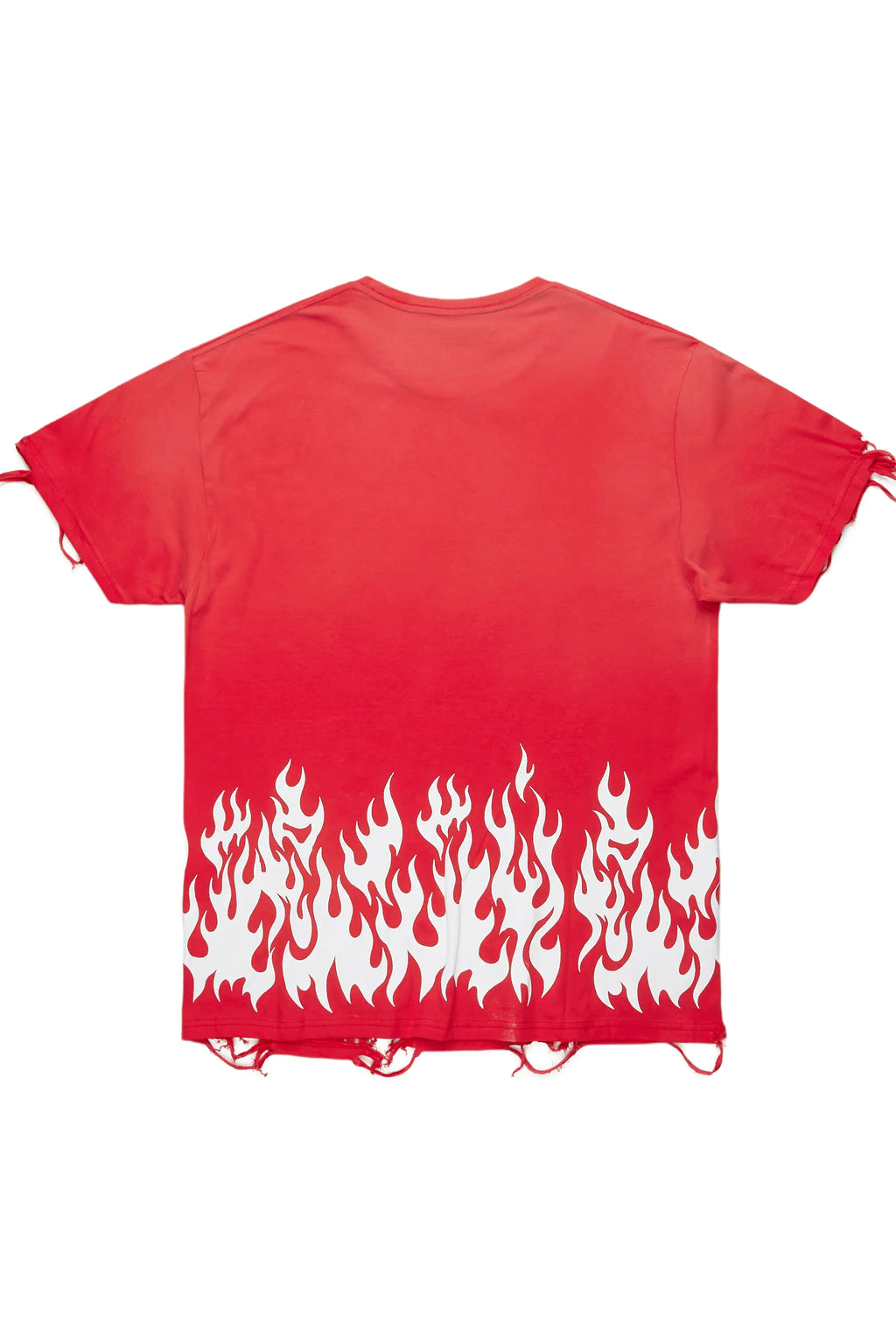 Bubble Red Oversized Graphic T-Shirt