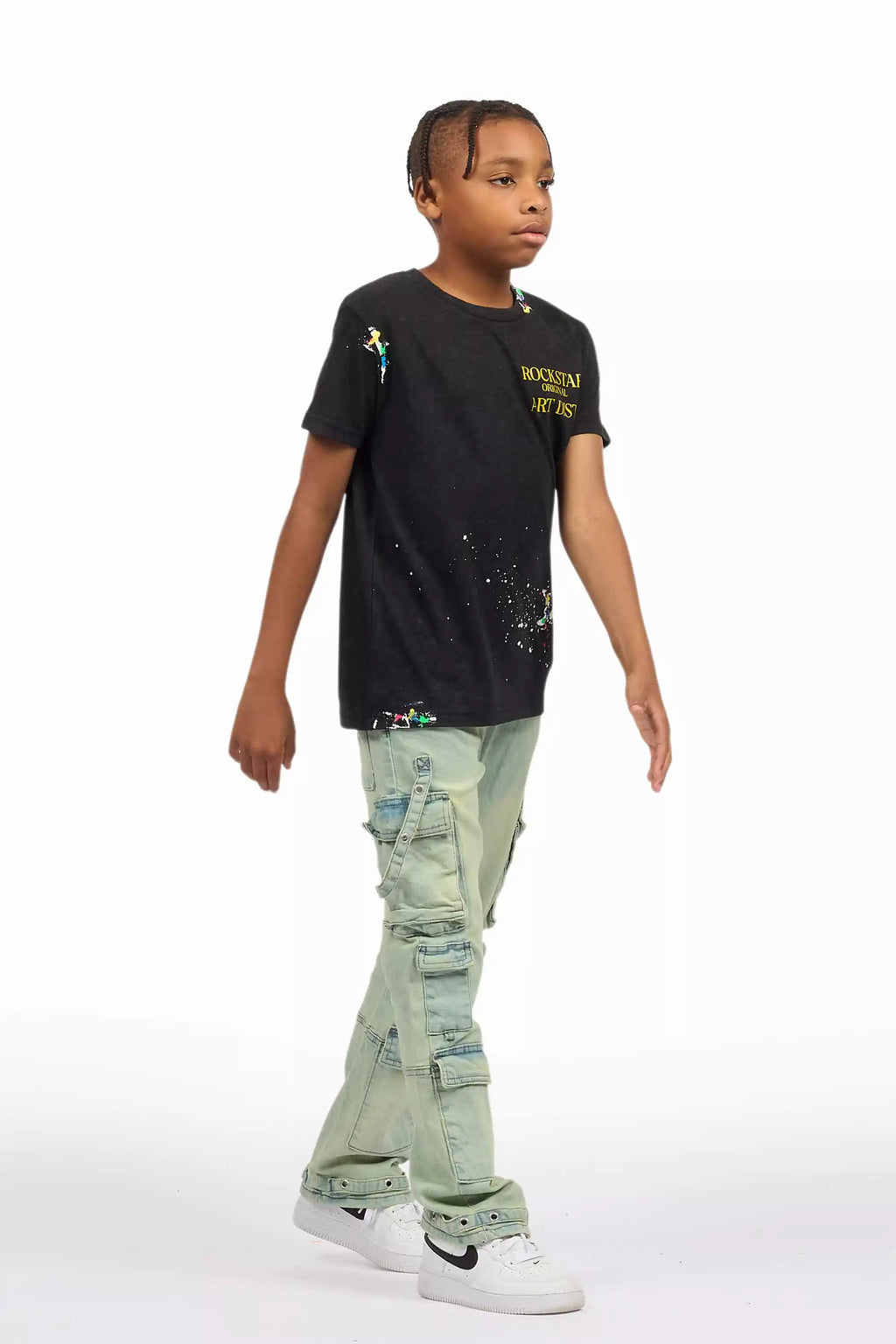 Boys Iggy Ice Blue Flare Jean