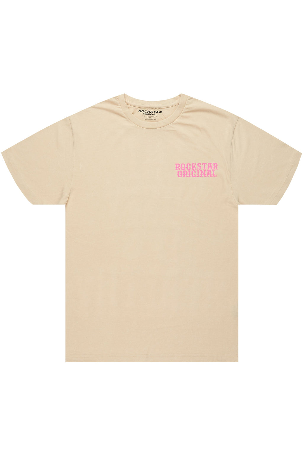 Posse Vintage Sand/Neon Pink Graphic T-Shirt