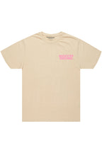 Posse Vintage Sand/Neon Pink Graphic T-Shirt