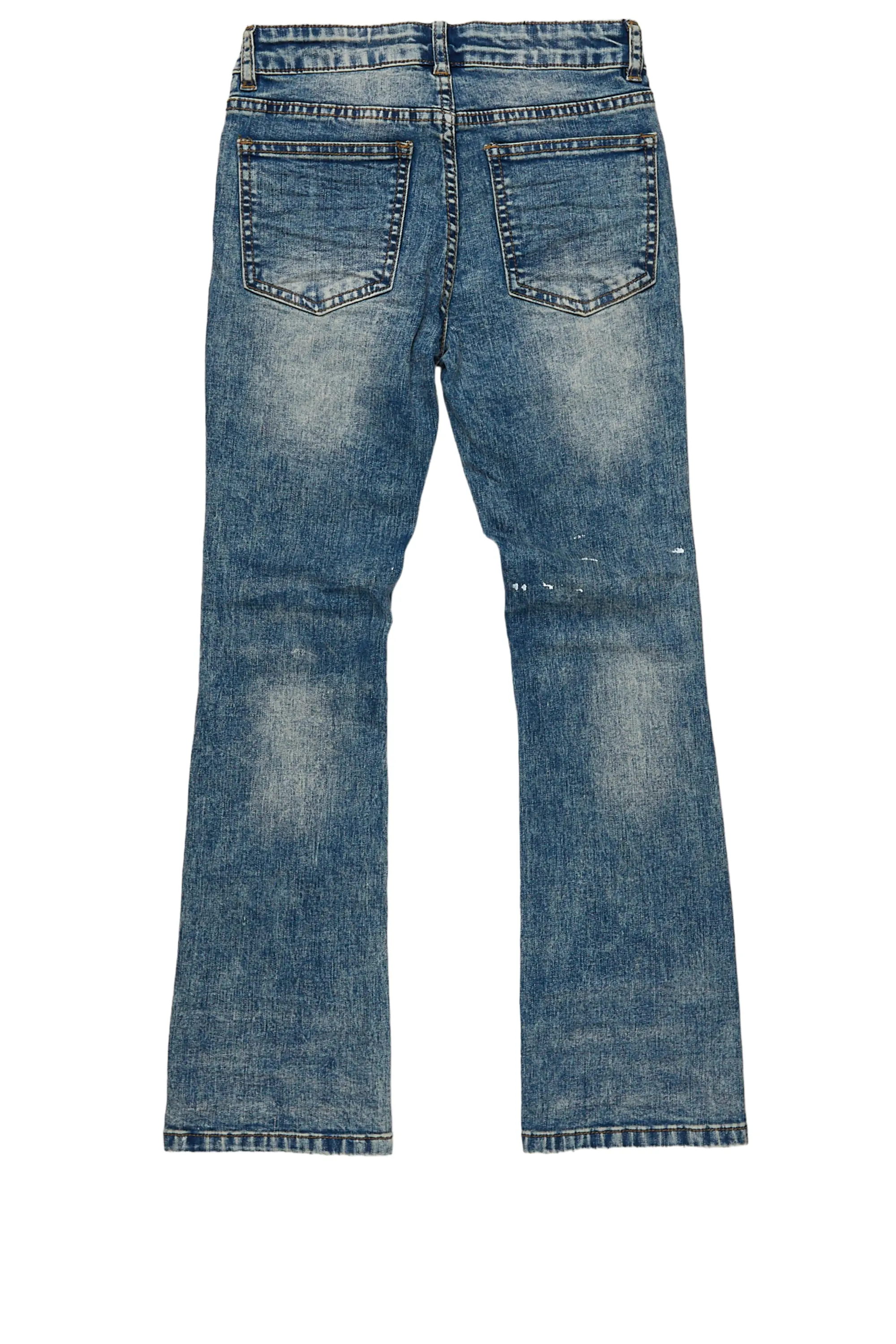 Girls Larissa Vintage Painter Stacked Flare Jean