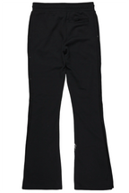 Filip Black Baggy Snap Button Pant
