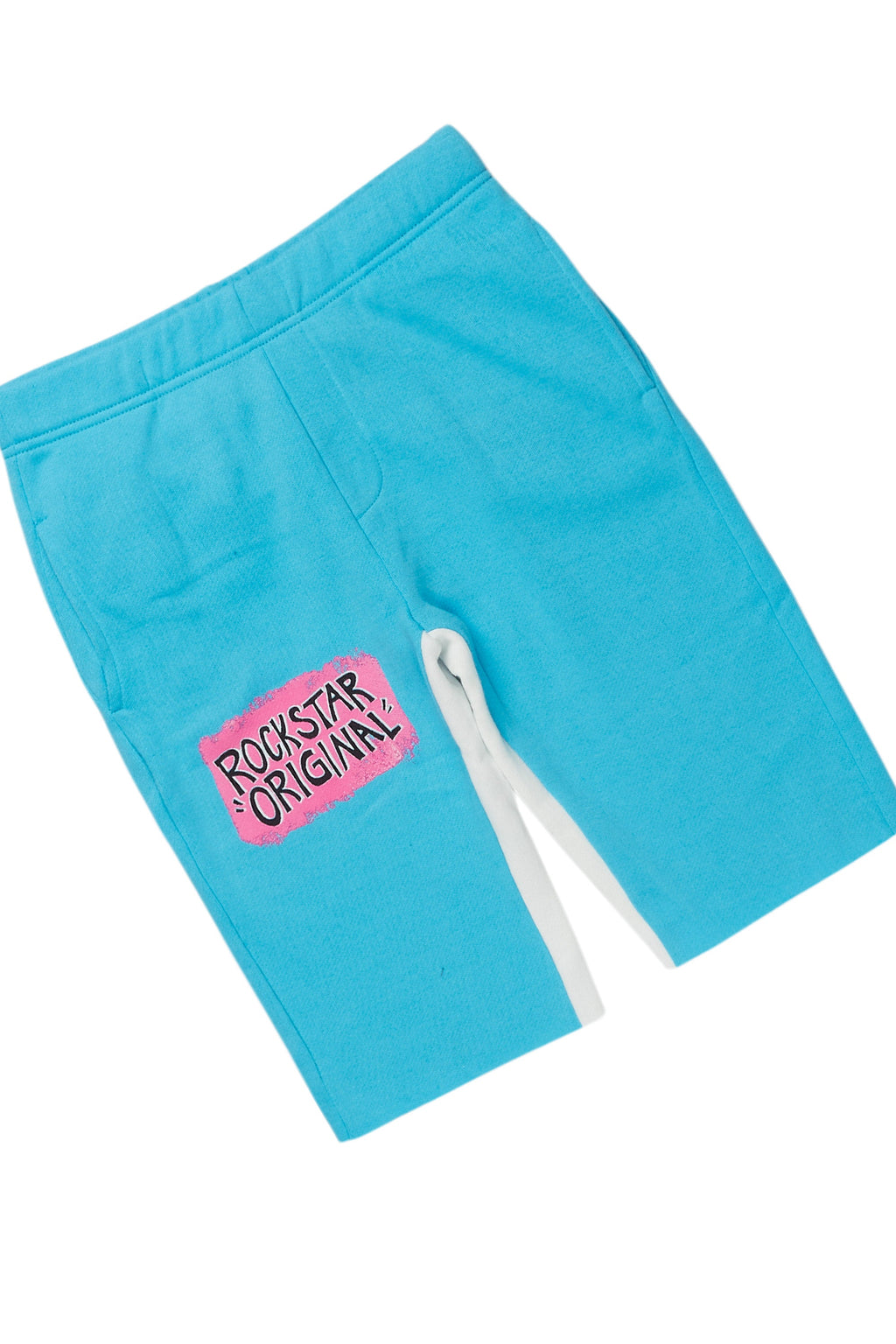 Boys Beno White/Blue T-Shirt/Short Set