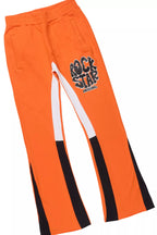 Boys Warblen Orange/Black Stacked Flare Track Set