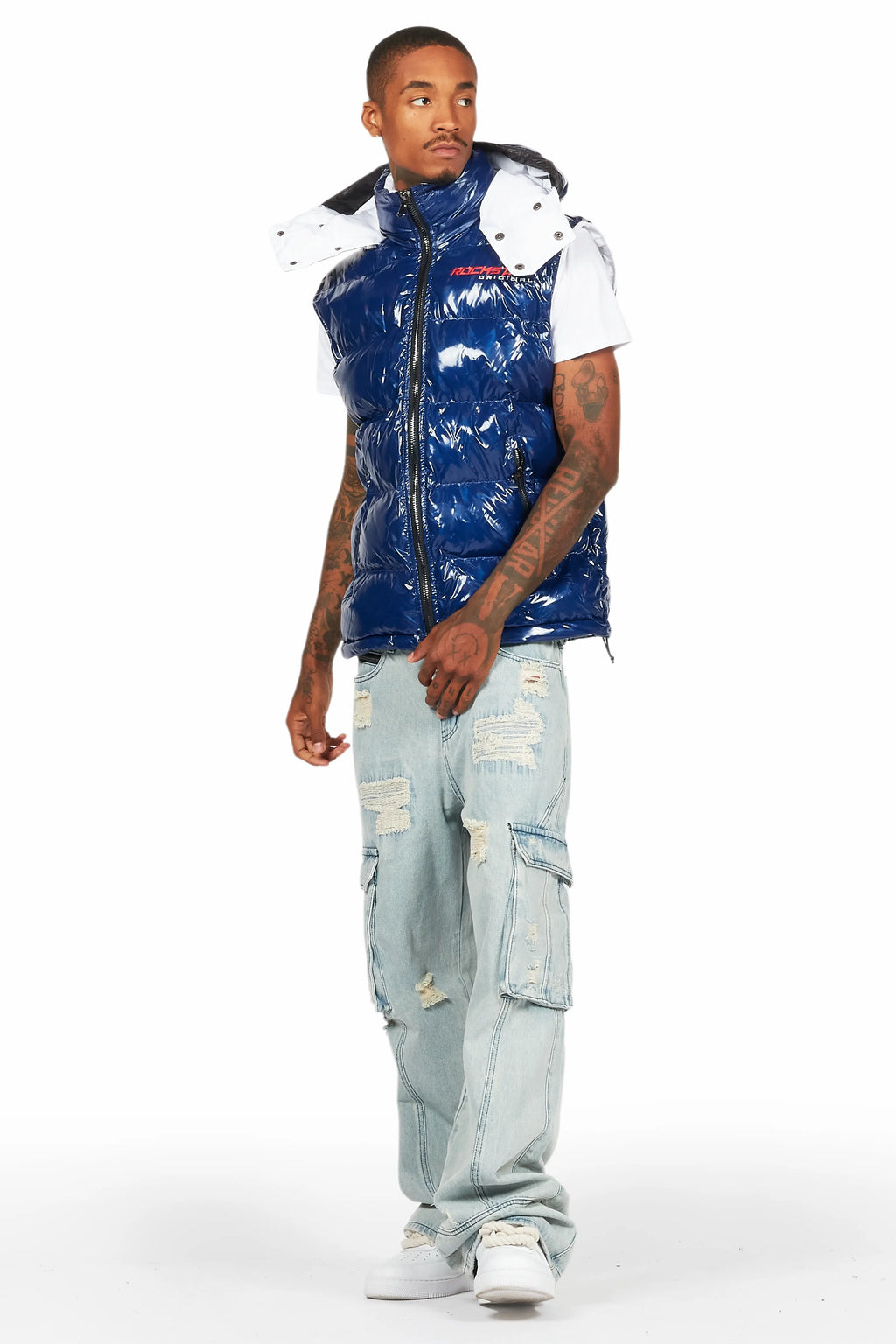 Alasia Royal Blue Puffer Vest