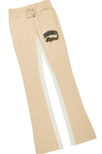 Waller Black/Beige Long Sleeve T-Shirt/Baggy Pant Set