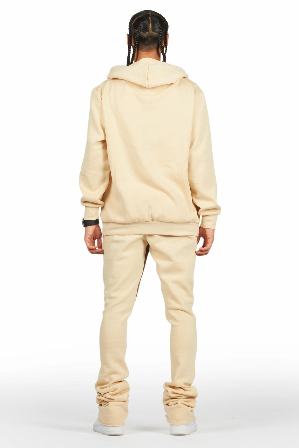 Briggs Beige Hoodie/Super Stacked Flare Track Set