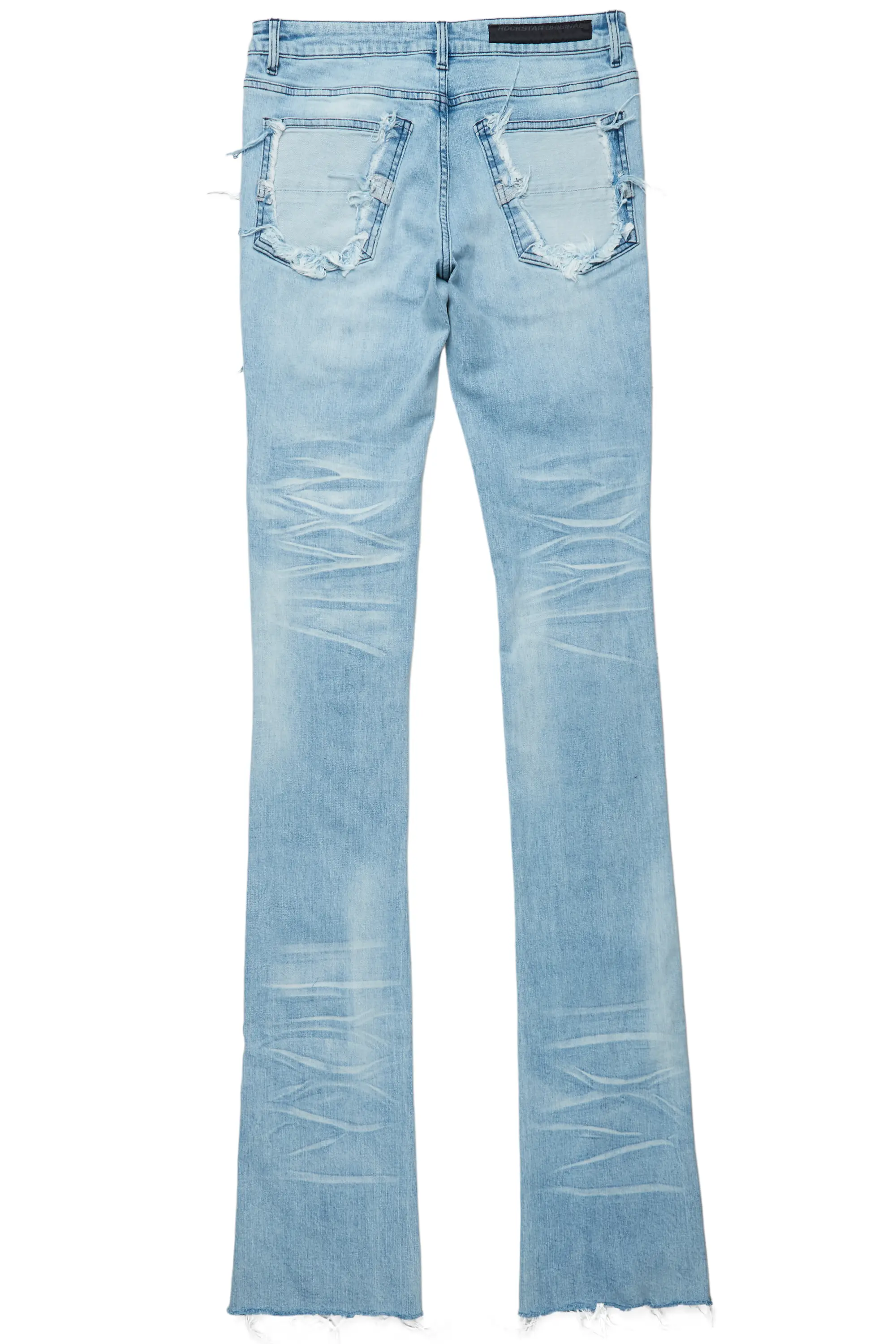 Petrus Blue Super Stacked Flare Jean