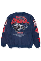 Meldia Navy Knit Cardigan