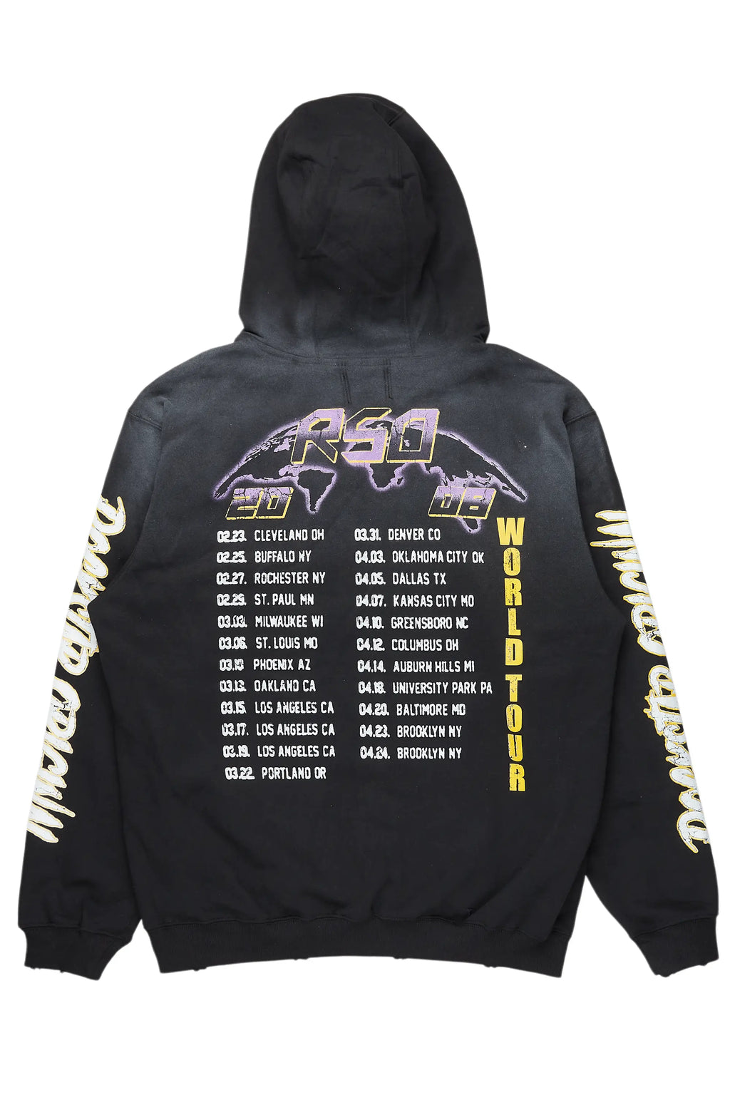 Amelie Black Graphic Hoodie