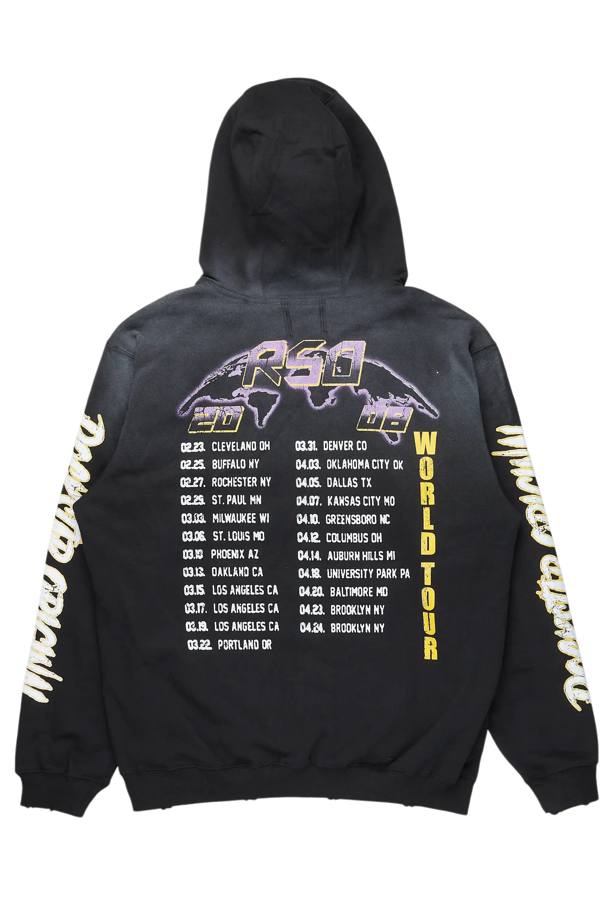 Amelie Black Graphic Hoodie