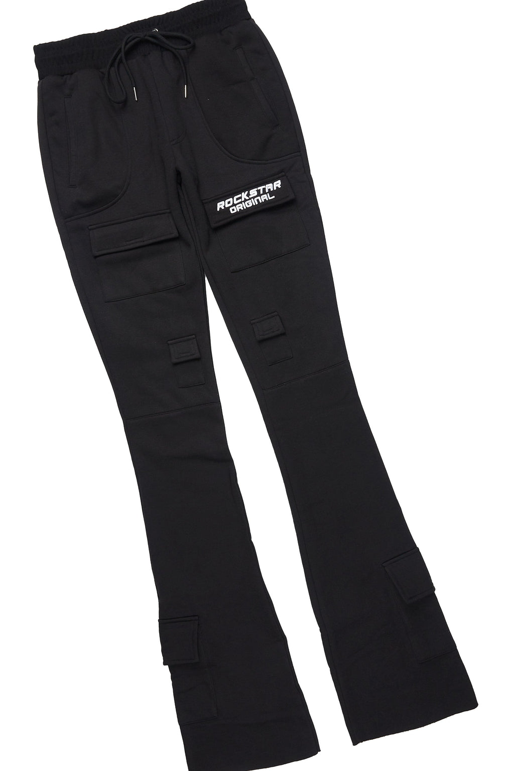 Connor Black T-Shirt/Stacked Flare Track Set