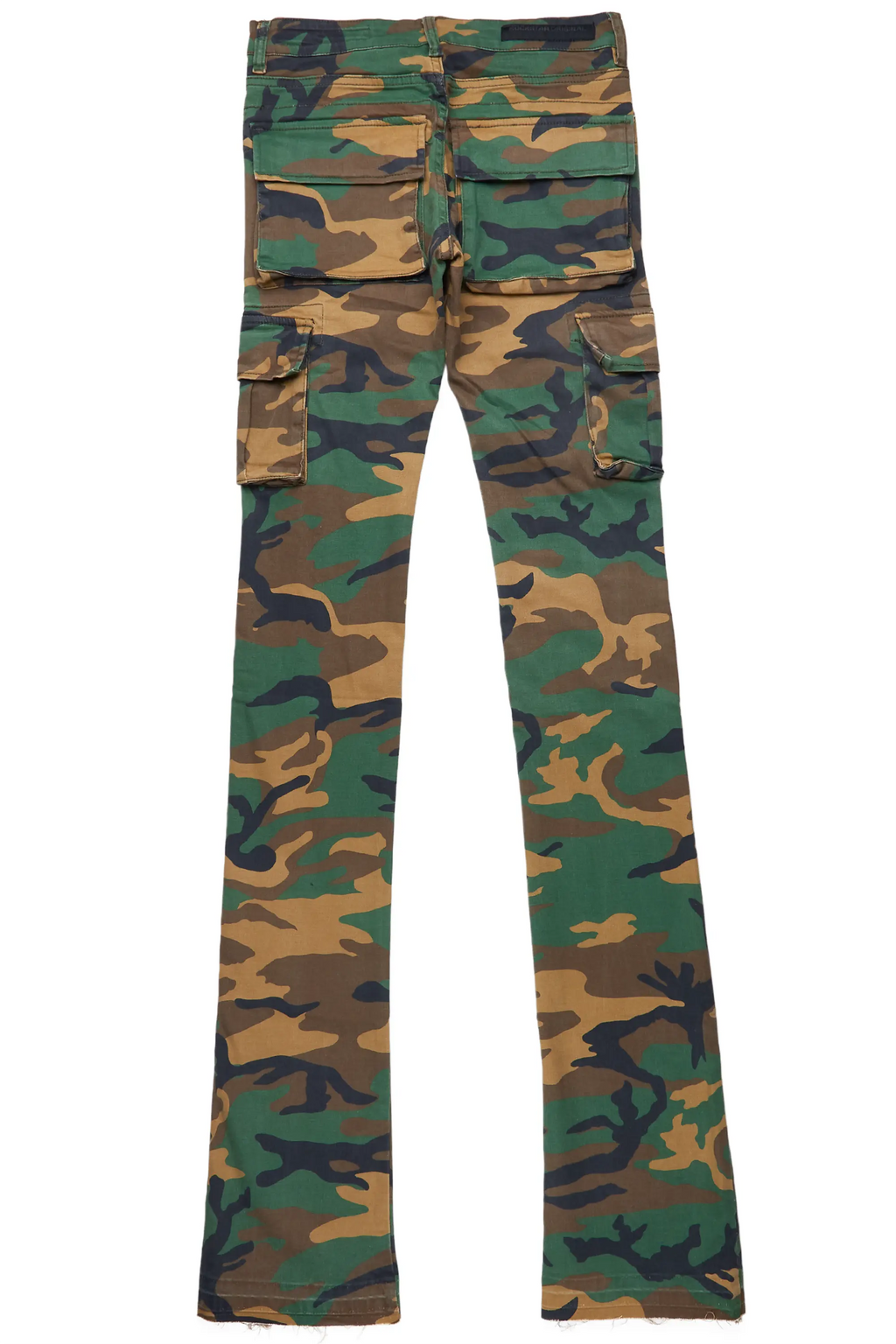 Kirrem Camo Super Stacked Flare Jean