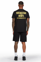 Lake Black T-Shirt/Short Set