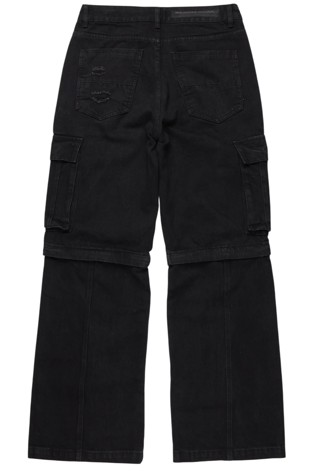 Rudo Black Painter Baggy Cargo Jean