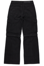 Rudo Black Painter Baggy Cargo Jean