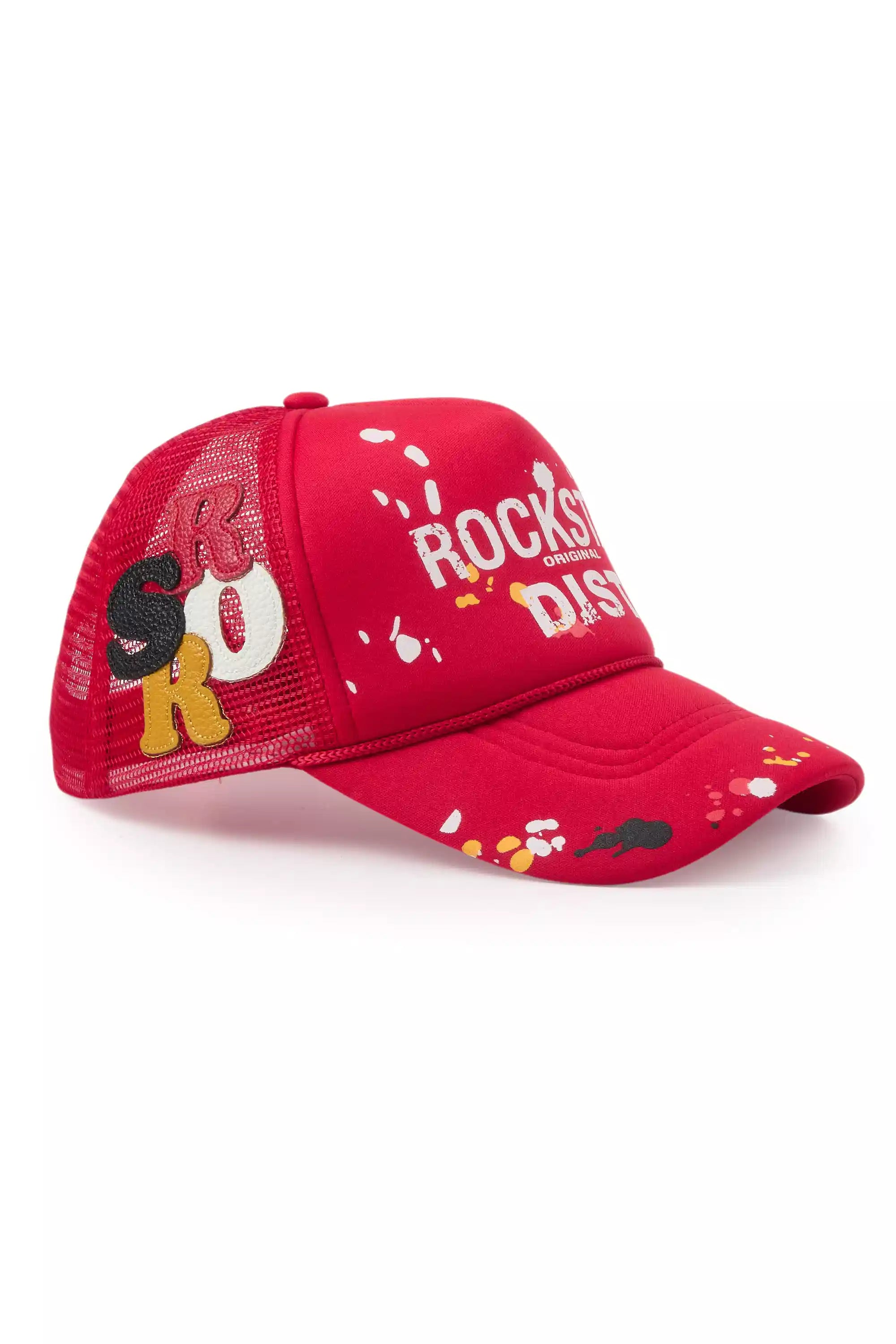Roselee Red Trucker Hat
