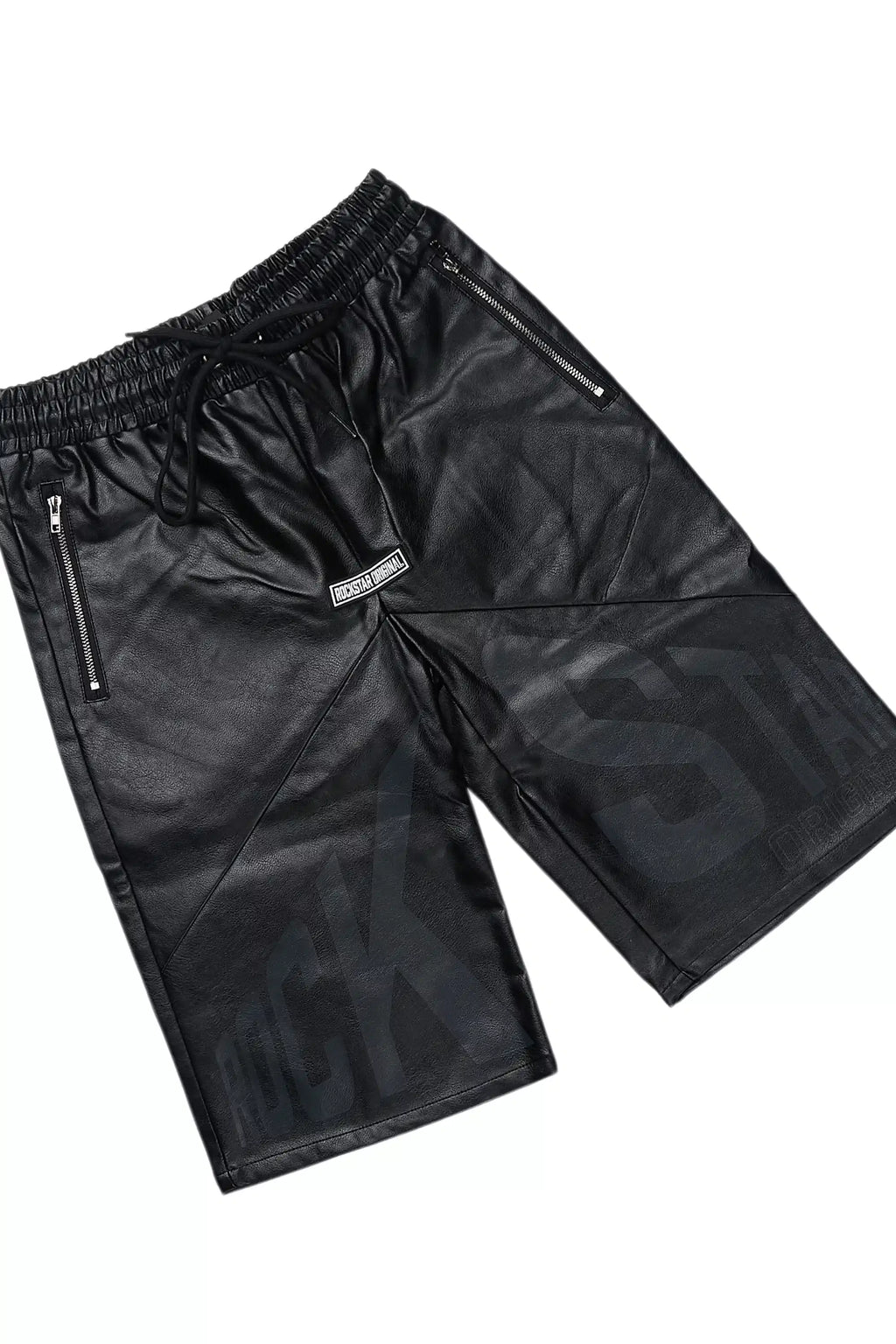 Boys Zayn Black/Black Graphic Short Set