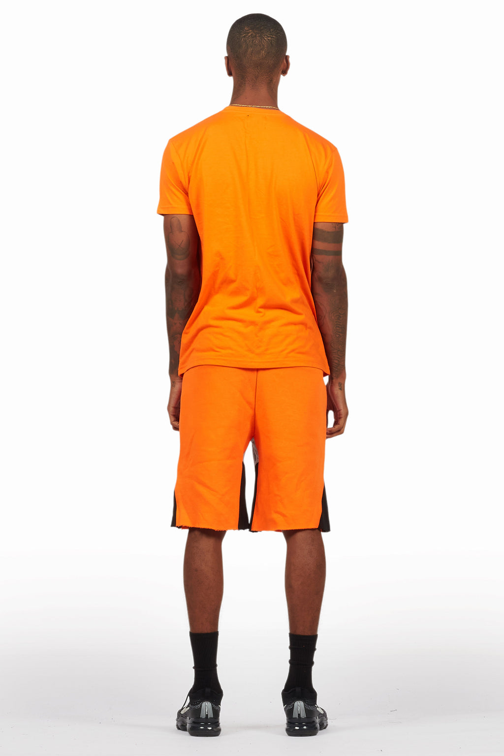 Allstar Orange/Black T-Shirt Short Set