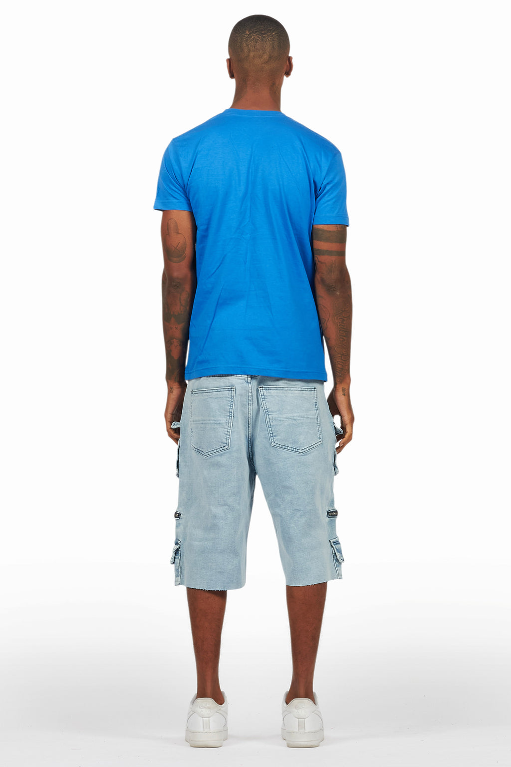 Kip Royal T-Shirt/Denim Short Set